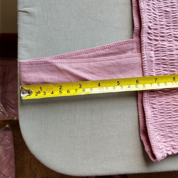 2X Zenana Smocked Tiered Midi Dress Lt Rose Pink Plus sized comfort brand new - Picture 9 of 16